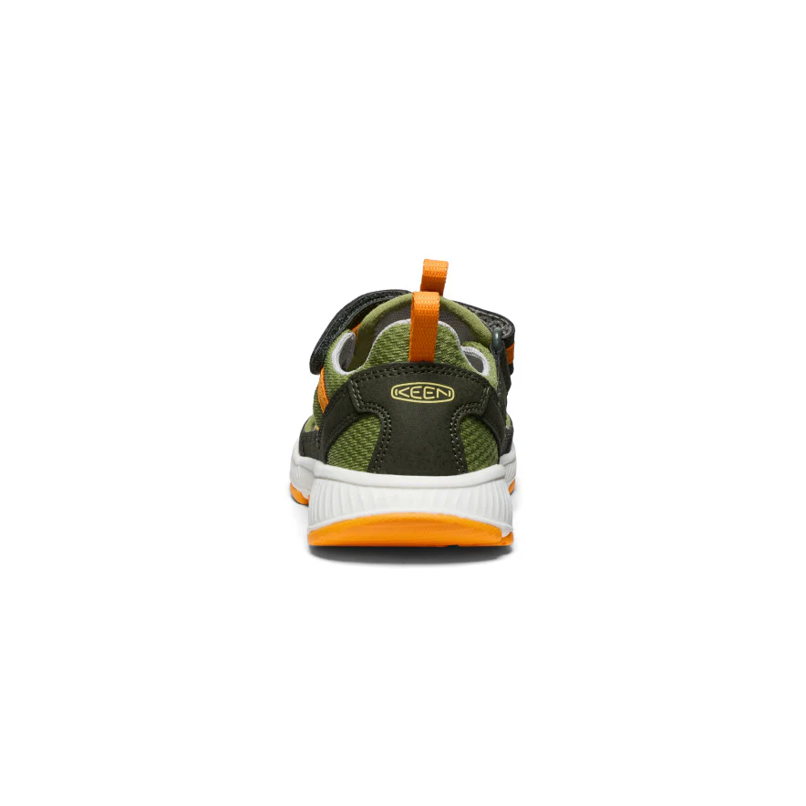 Little Kids' Motozoa Sandal  |  Forest Night/Bright Marigold