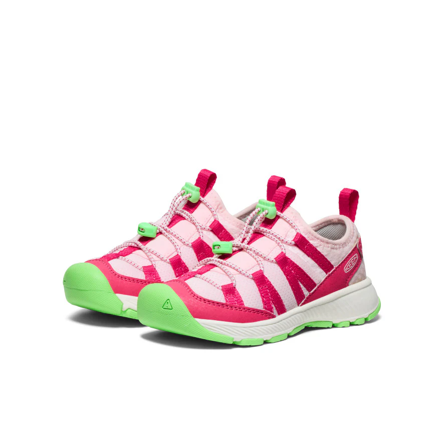 Little Kids' Motozoa Sneaker  |  Raspberry/Summer Green