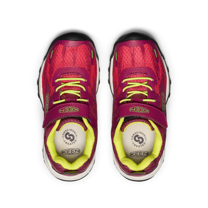 Little Kids' Wanduro Speed Hiking Shoe  |  Beaujolais/Summer Green