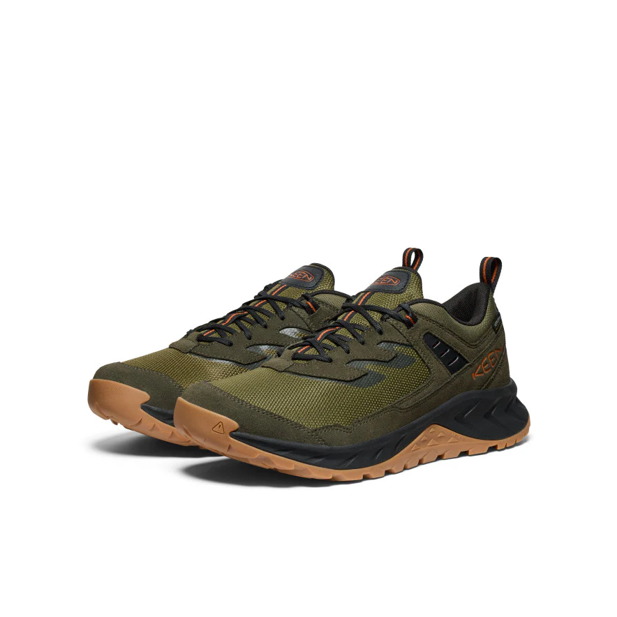 Men鈥檚 Hightrail Waterproof Hiking Shoe  |  Winter Moss/Gold Flame