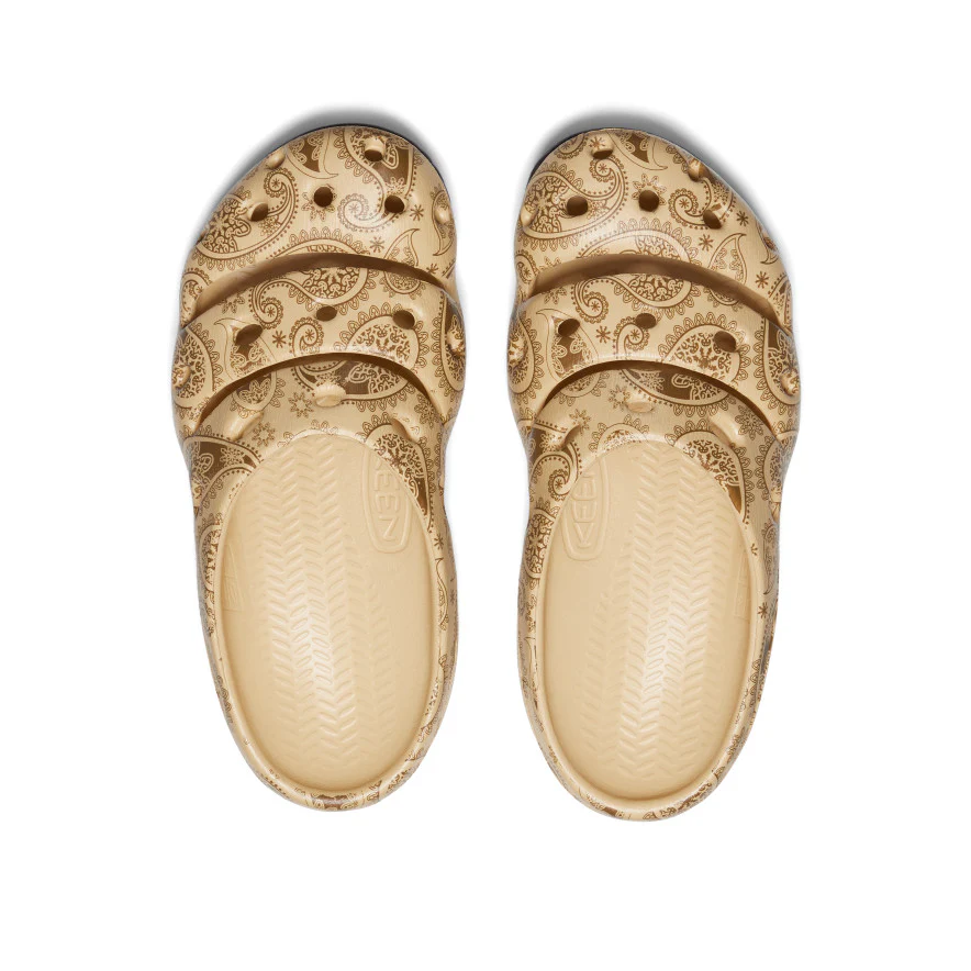 Women's Yogui Arts Clog x THC  |  Caffe Latte Paisley