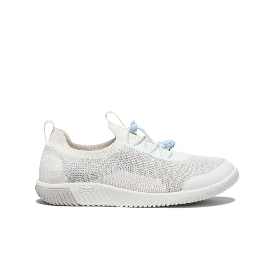 Big Kids' KNX Knit Sneaker  |  Star White/Skyway