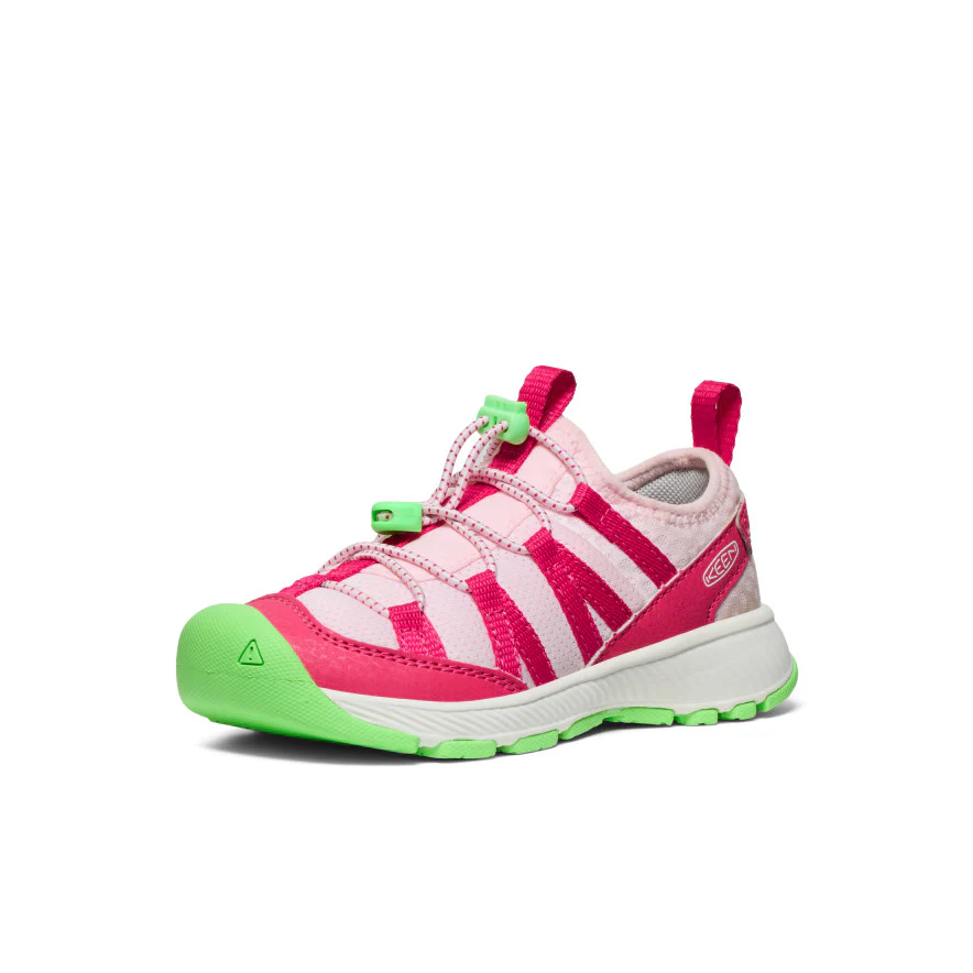 Little Kids' Motozoa Sneaker  |  Raspberry/Summer Green