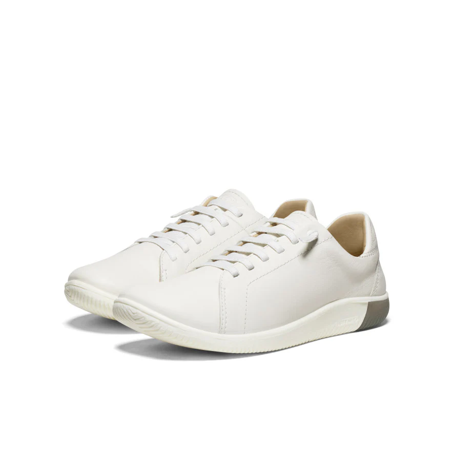 Women's KNX Leather Sneaker  |  Star White/Star White