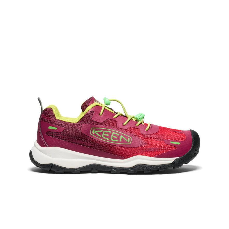 Big Kids' Wanduro Speed Hiking Shoe  |  Beaujolais/Summer Green