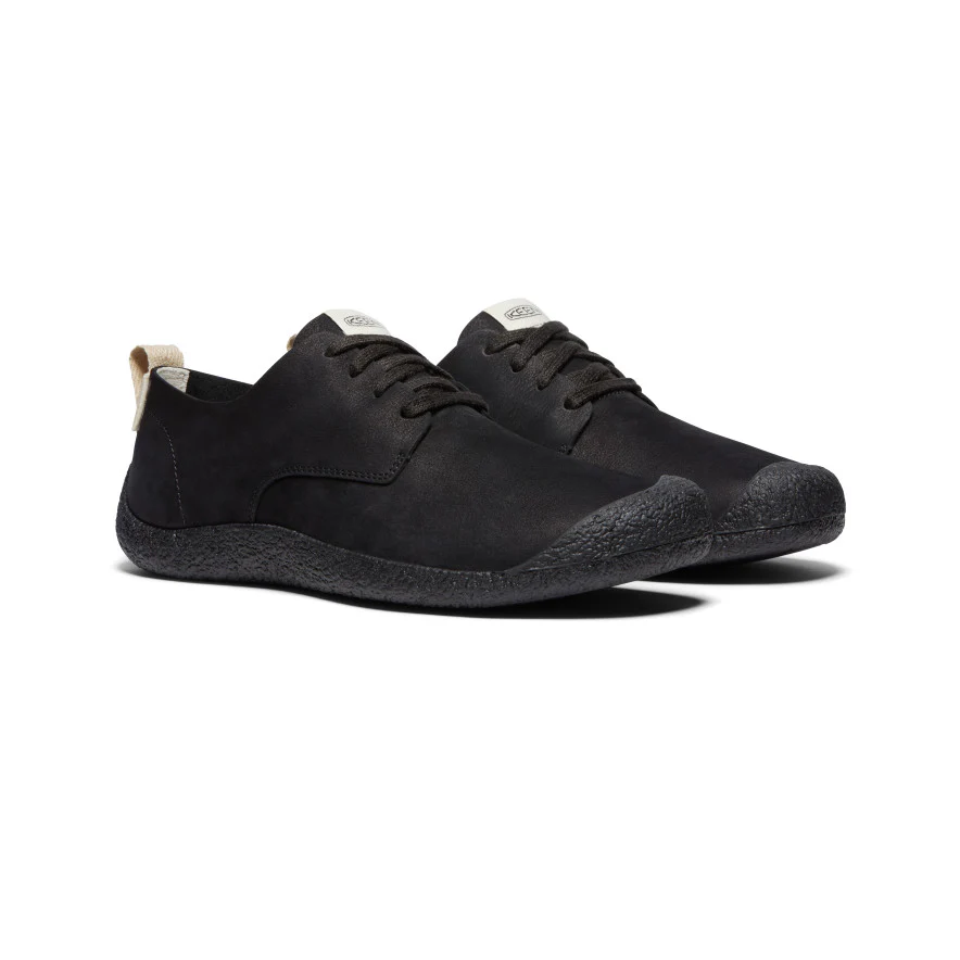 Men's Mosey Leather Derby  |  Black/Black