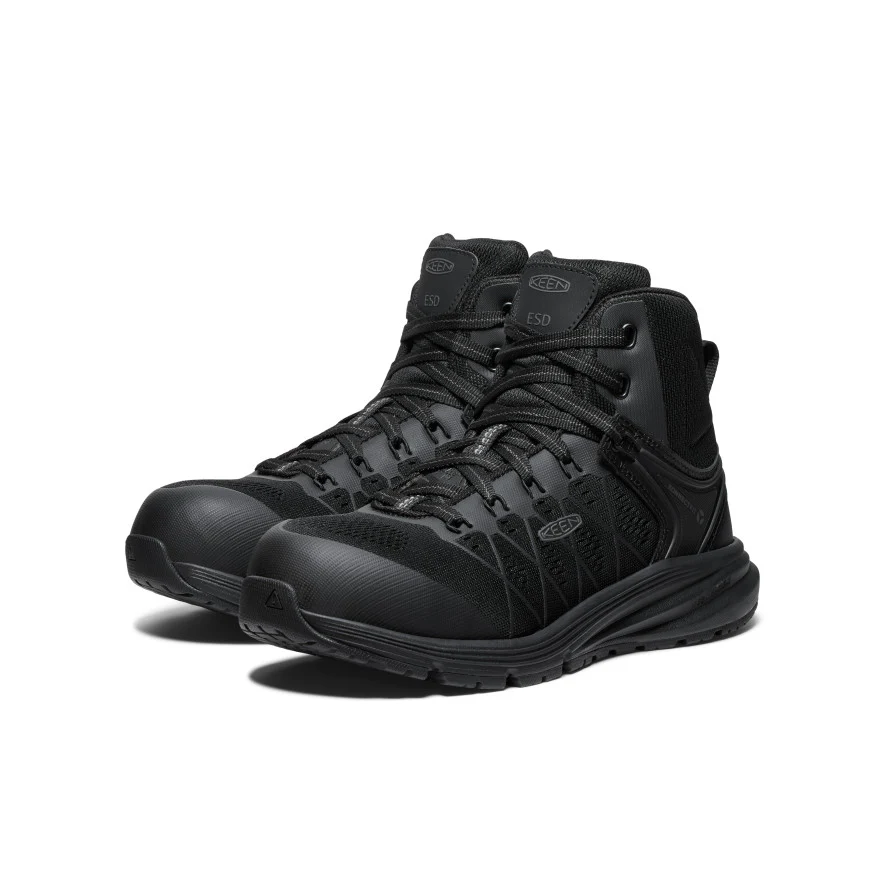 Women's Vista Energy Mid ESD (Carbon Toe)  |  Black/Black