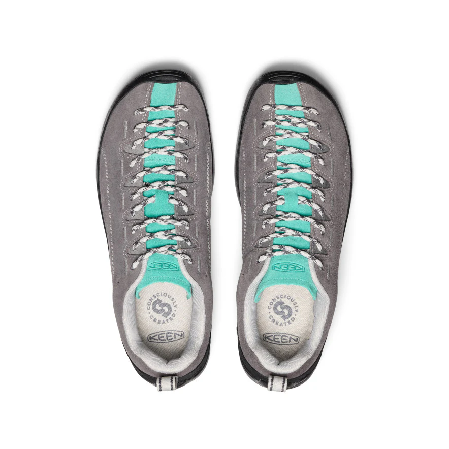 Men's Jasper Suede Sneakers  |  Steel Grey/Bright Aqua