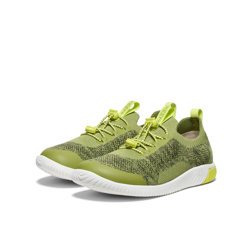 Big Kids' KNX Knit Sneaker  |  Iguana/Evening Primrose