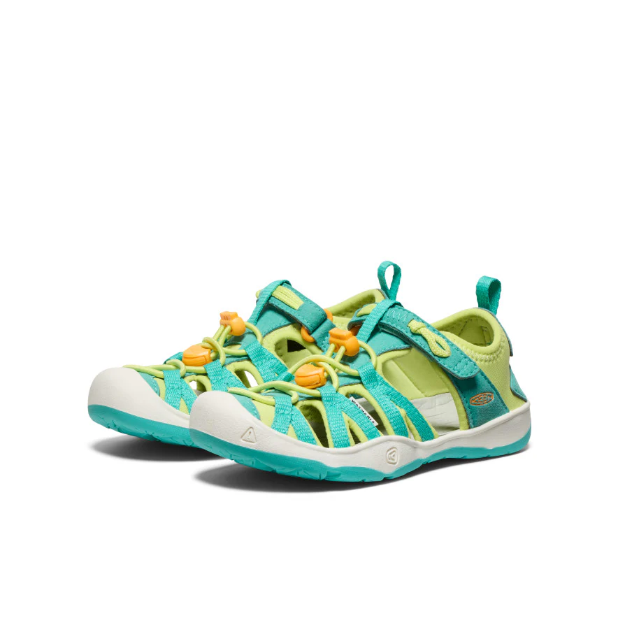 Little Kids' Moxie Sandal  |  Bright Aqua/Bright Marigold