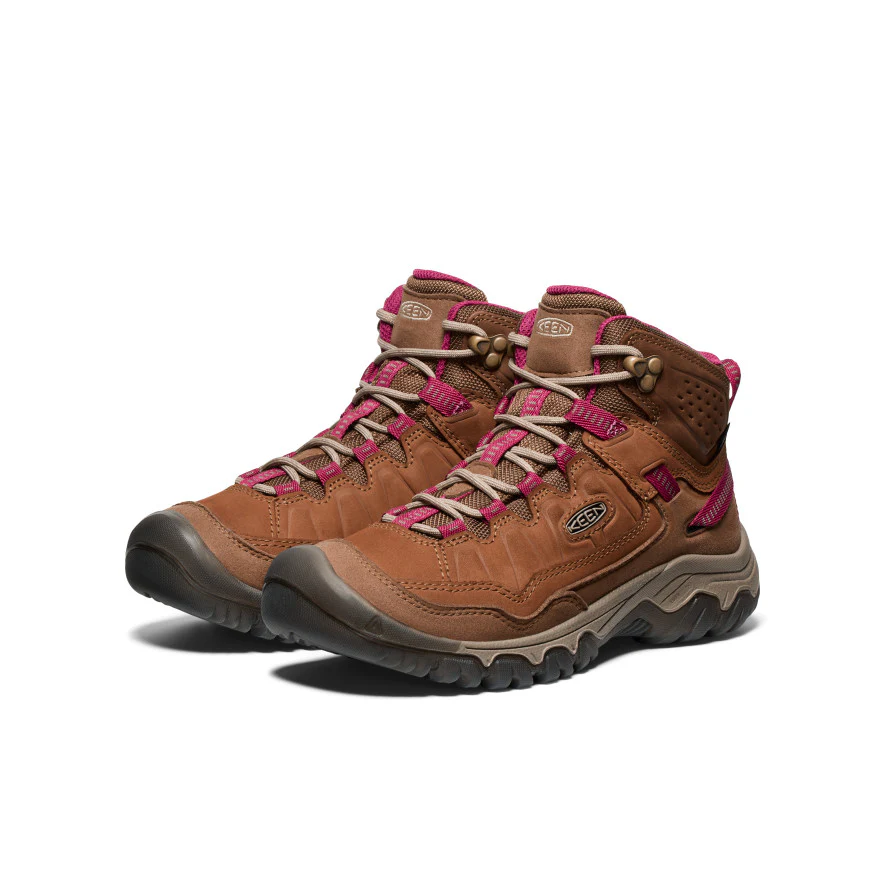 Women's Targhee IV Waterproof Hiking Boot  |  Bison/Beaujolais