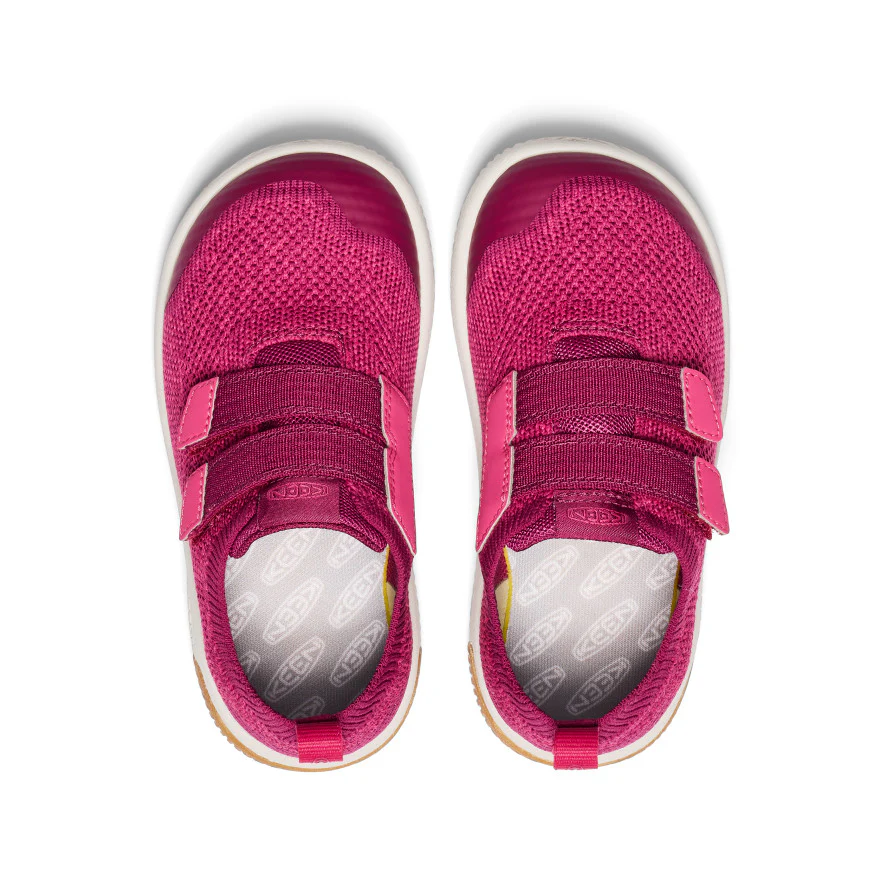 Little Kids' KNX Knit Double Strap  |  Beaujolais/Raspberry