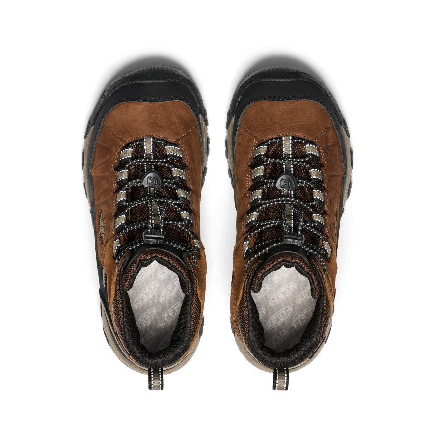 Big Kids' Targhee IV Waterproof Hiking Boot  |  Bison/Brindle