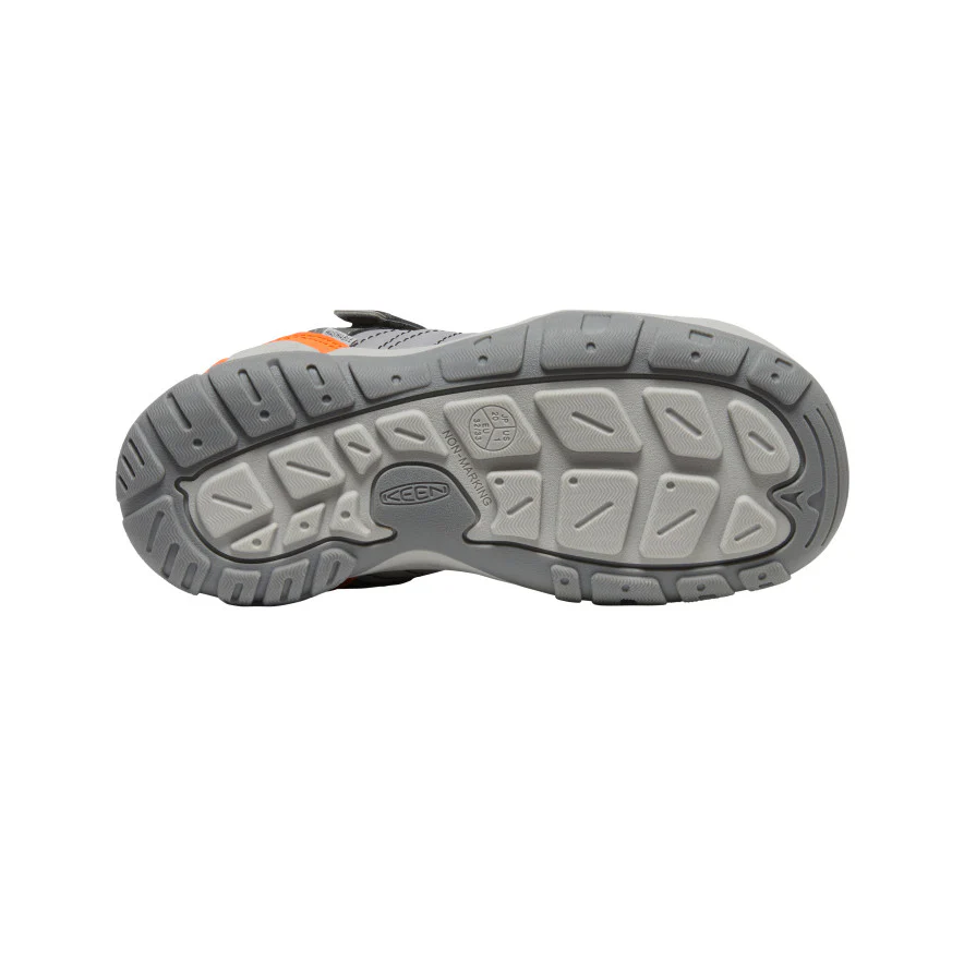 Big Kids' Knotch Peak Sneaker  |  Magnet/Safety Orange