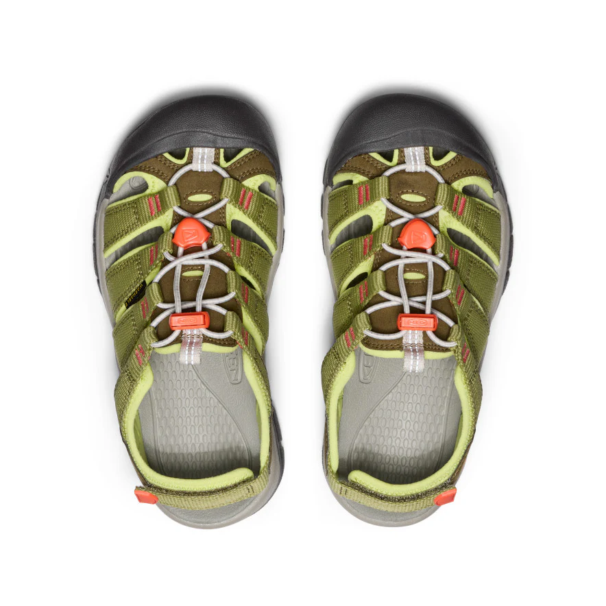 Big Kids' Newport Boundless Sandal  |  Dark Olive/Scarlet Ibis