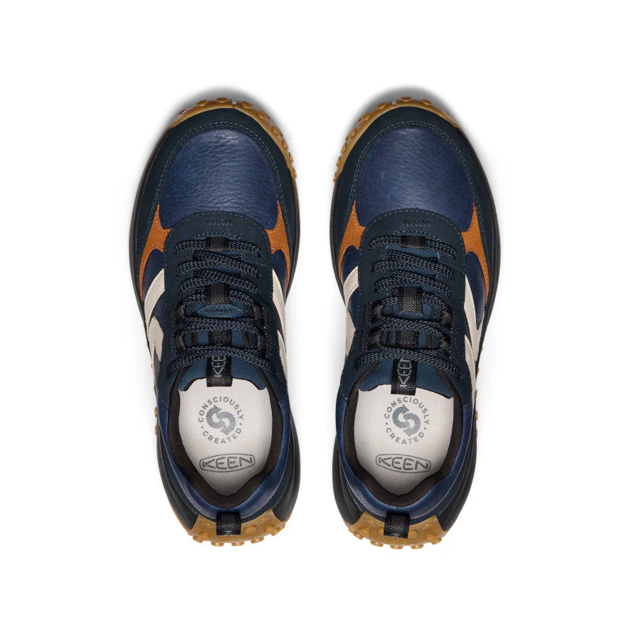 Women's KS86 Leather Sneaker  |  Sky Captain/Birch