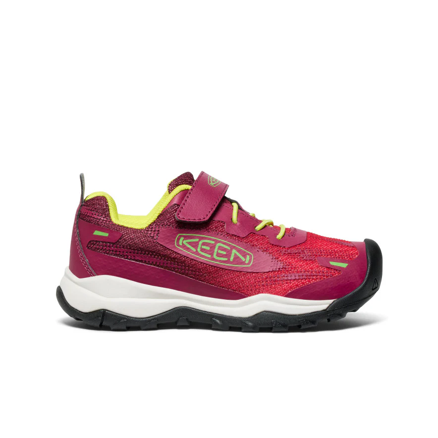 Little Kids' Wanduro Speed Hiking Shoe  |  Beaujolais/Summer Green