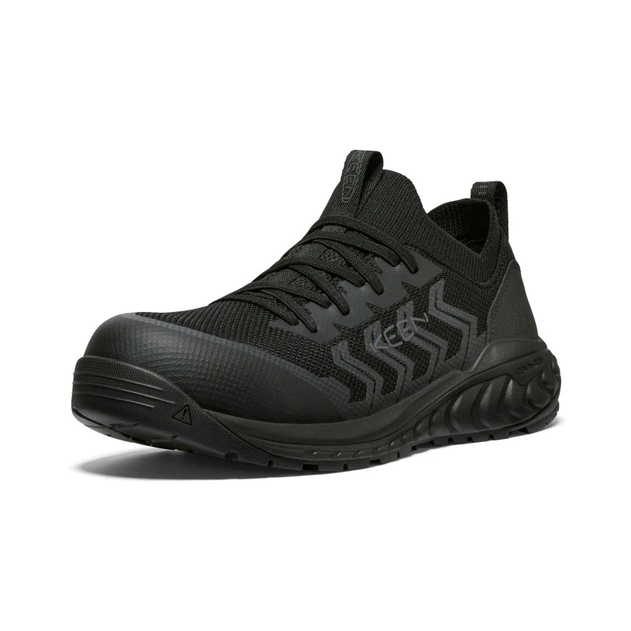 Men's Arvada Shift Work Sneaker (Carbon Toe)  |  Black/Black