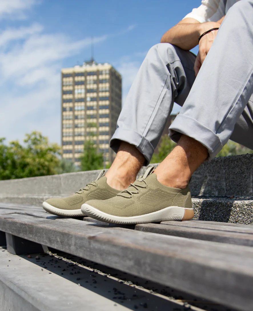 Men's KNX Knit Sneaker  |  Martini Olive/Plaza Taupe
