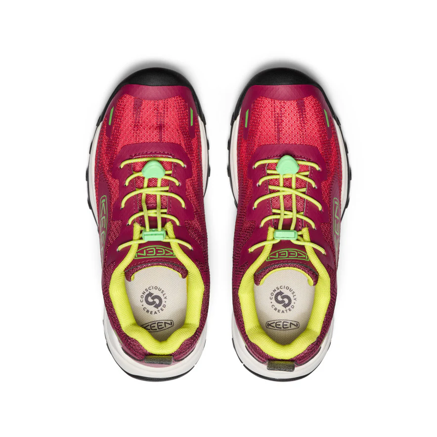 Big Kids' Wanduro Speed Hiking Shoe  |  Beaujolais/Summer Green