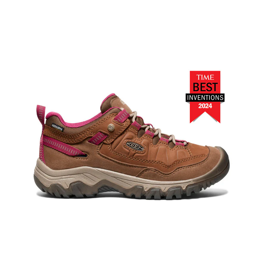 Women's Targhee IV Waterproof Hiking Shoe  |  Bison/Beaujolais