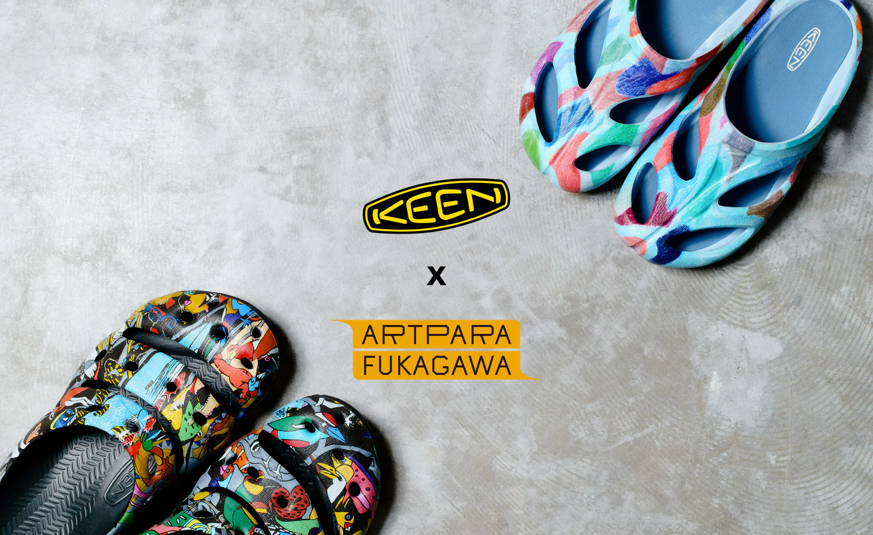 Women's Shanti Arts Clog x ARTPARA FUKAGAWA  |  Shiosai