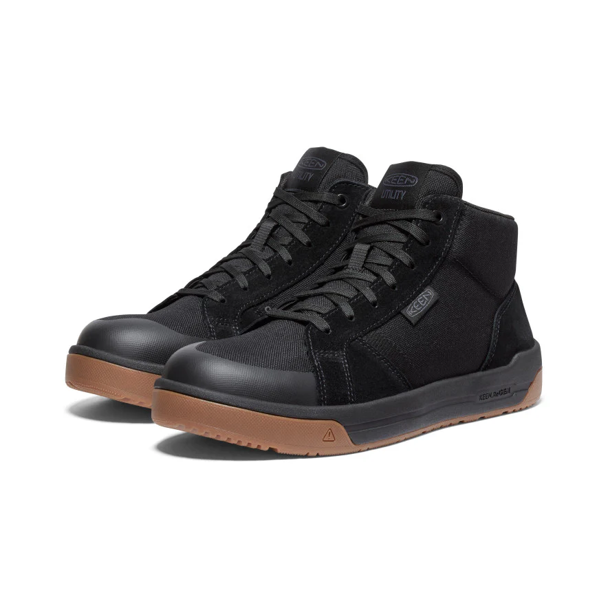 Men's Kenton Mid Work Shoe (Carbon Toe)  |  Black/Gum