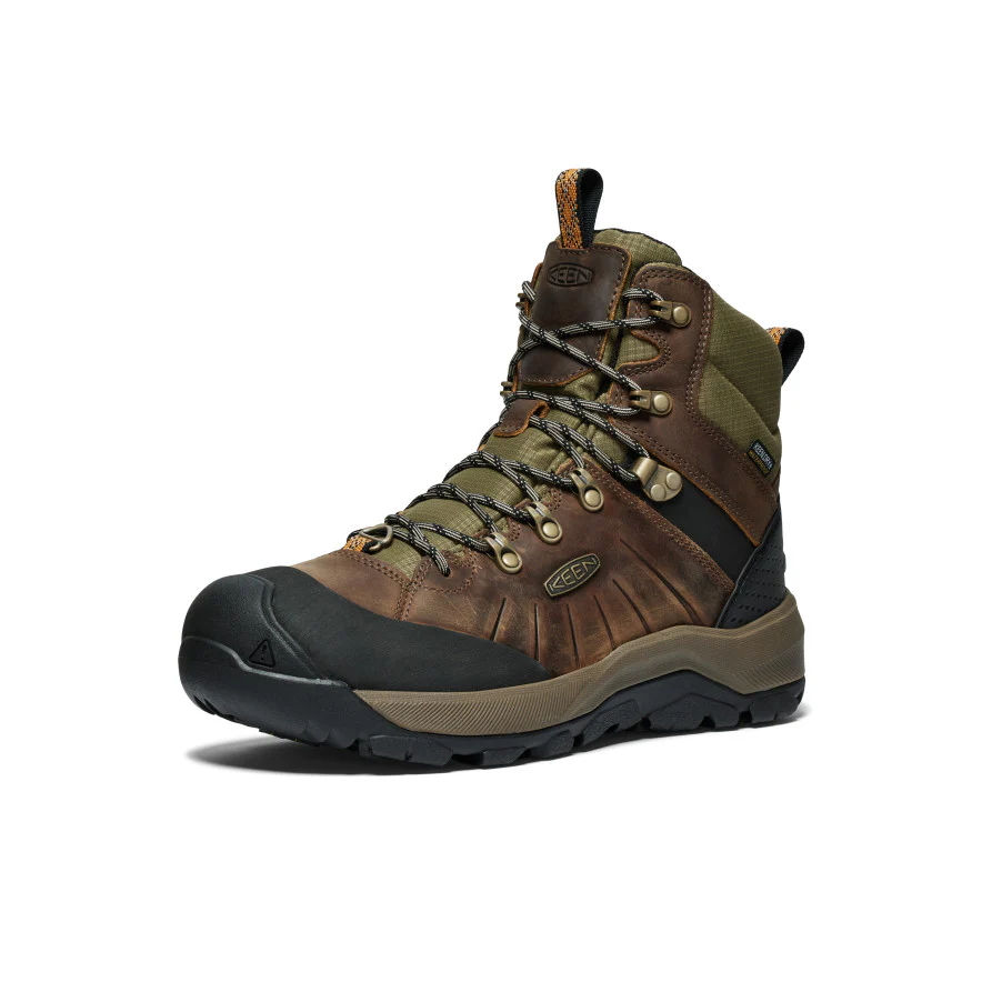 Men's Revel IV Polar Waterproof Boot  |  Bison/Orange Pepper
