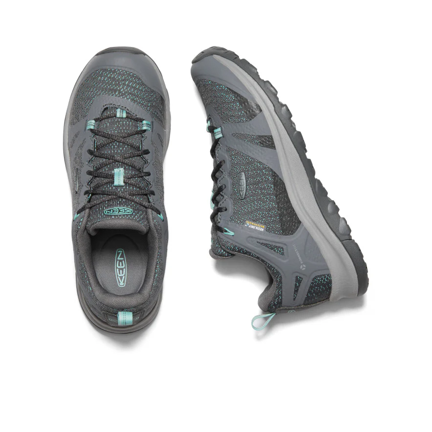 Women's Terradora II Waterproof Hiking Shoe  |  Steel Grey/Ocean Wave