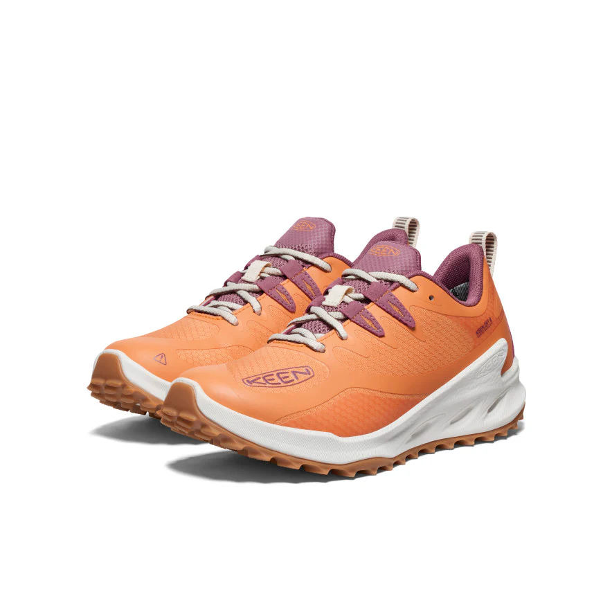 Women's Zionic Waterproof Hiking Shoe  |  Tangerine/Star White