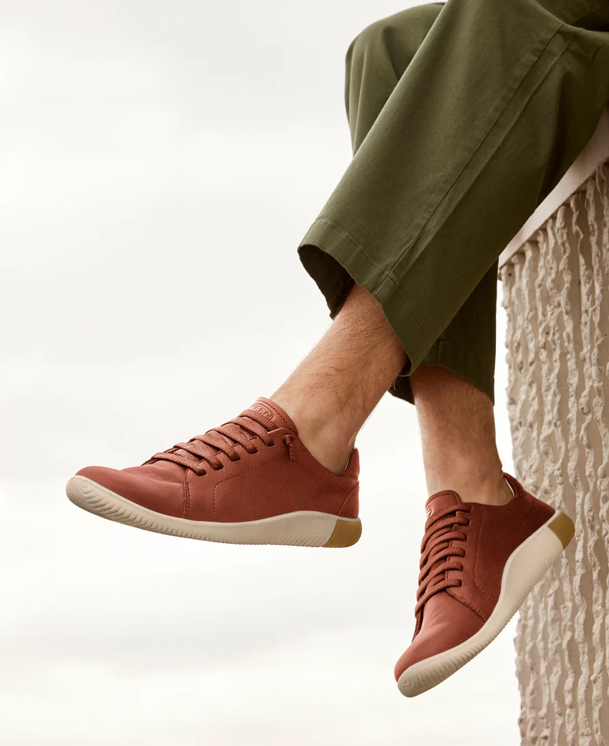 Men's KNX Leather Sneaker  |  Tortoise Shell/Plaza Taupe