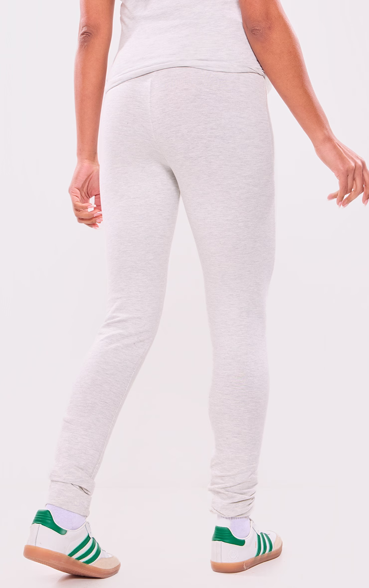 Maternity Oatmeal Marl Over The Bump Leggings