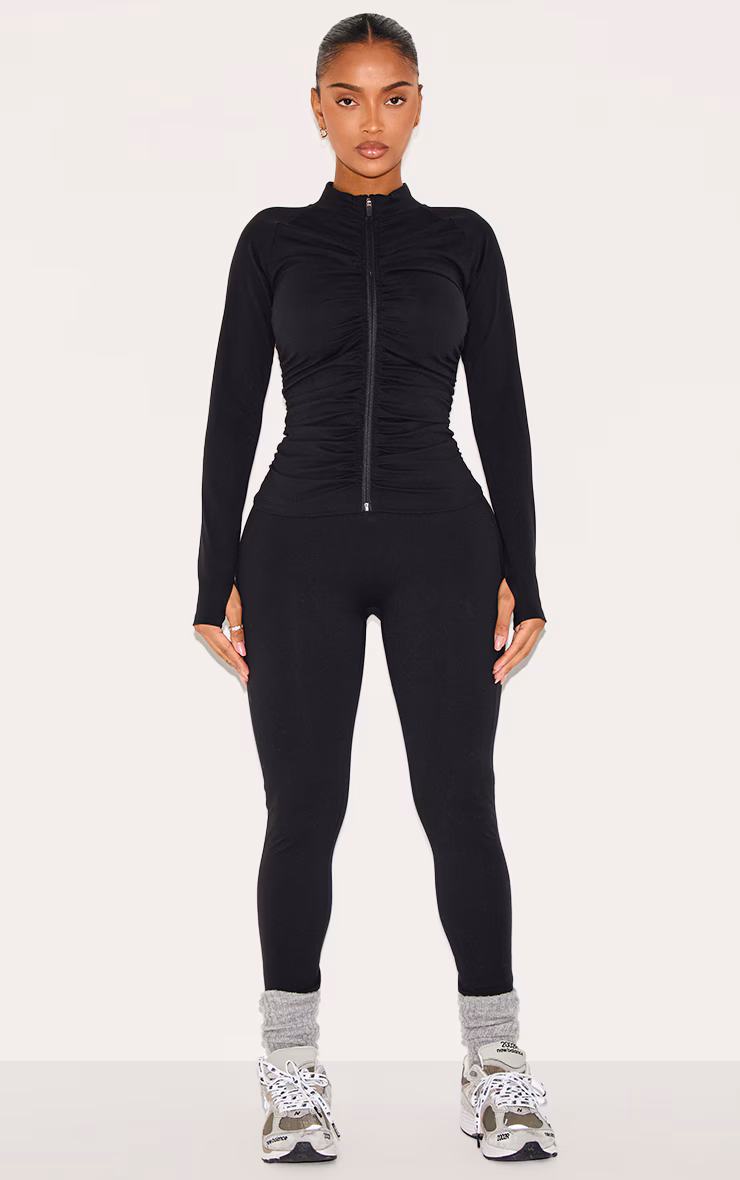 Shape Black Active Ruched High Waisted Leggings