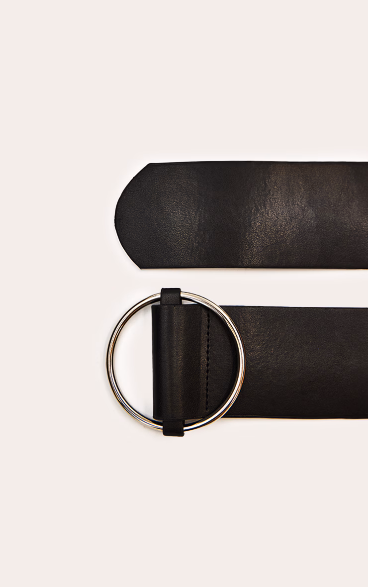 Black Chunky O-Ring Belt