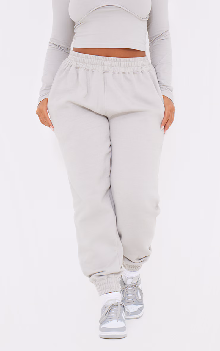 Shape Ash Grey High Waisted Cuffed Sweatpants