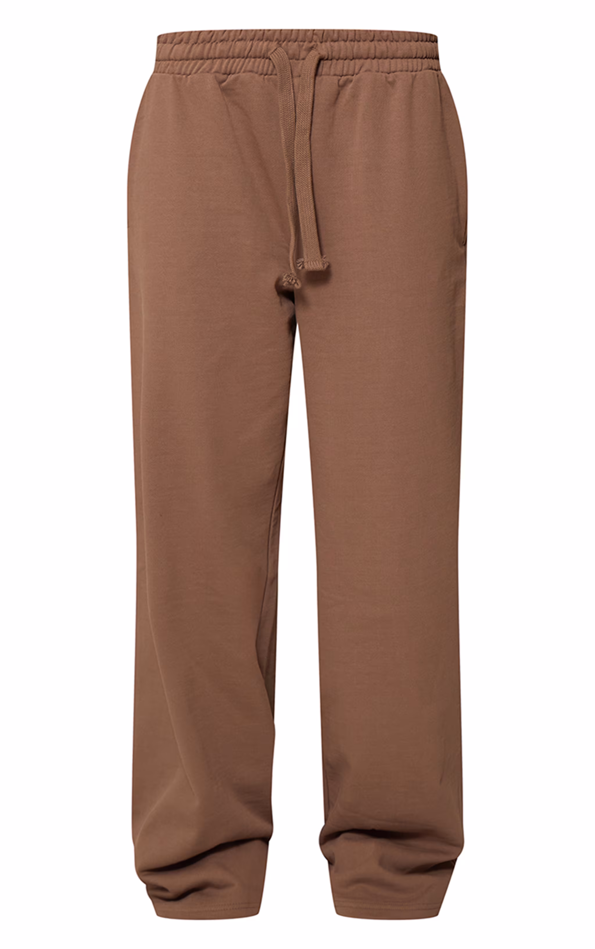 Mocha Premium Loopback Wide Leg Sweatpants