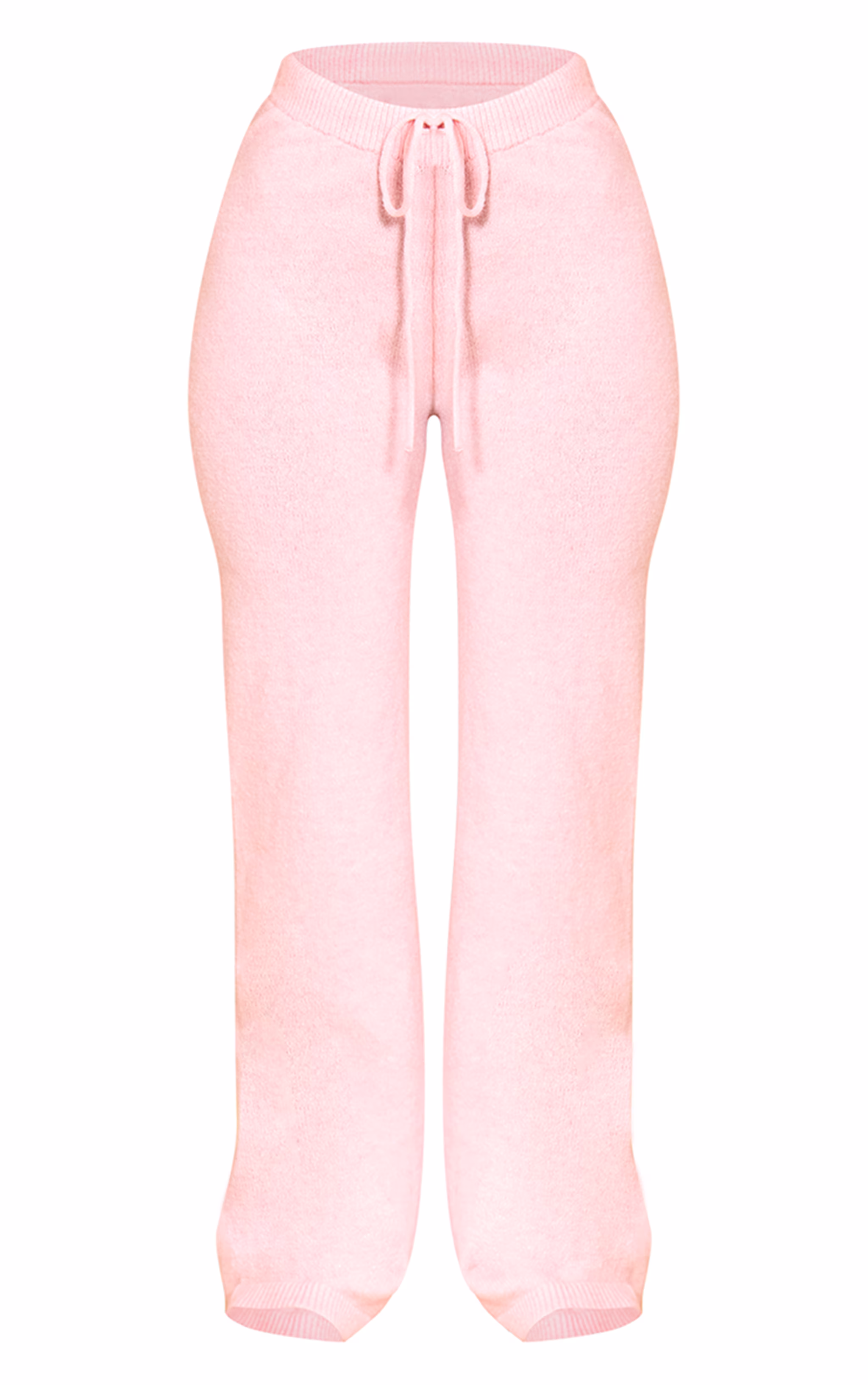 Petite Pink Drawstring Knitted Pants