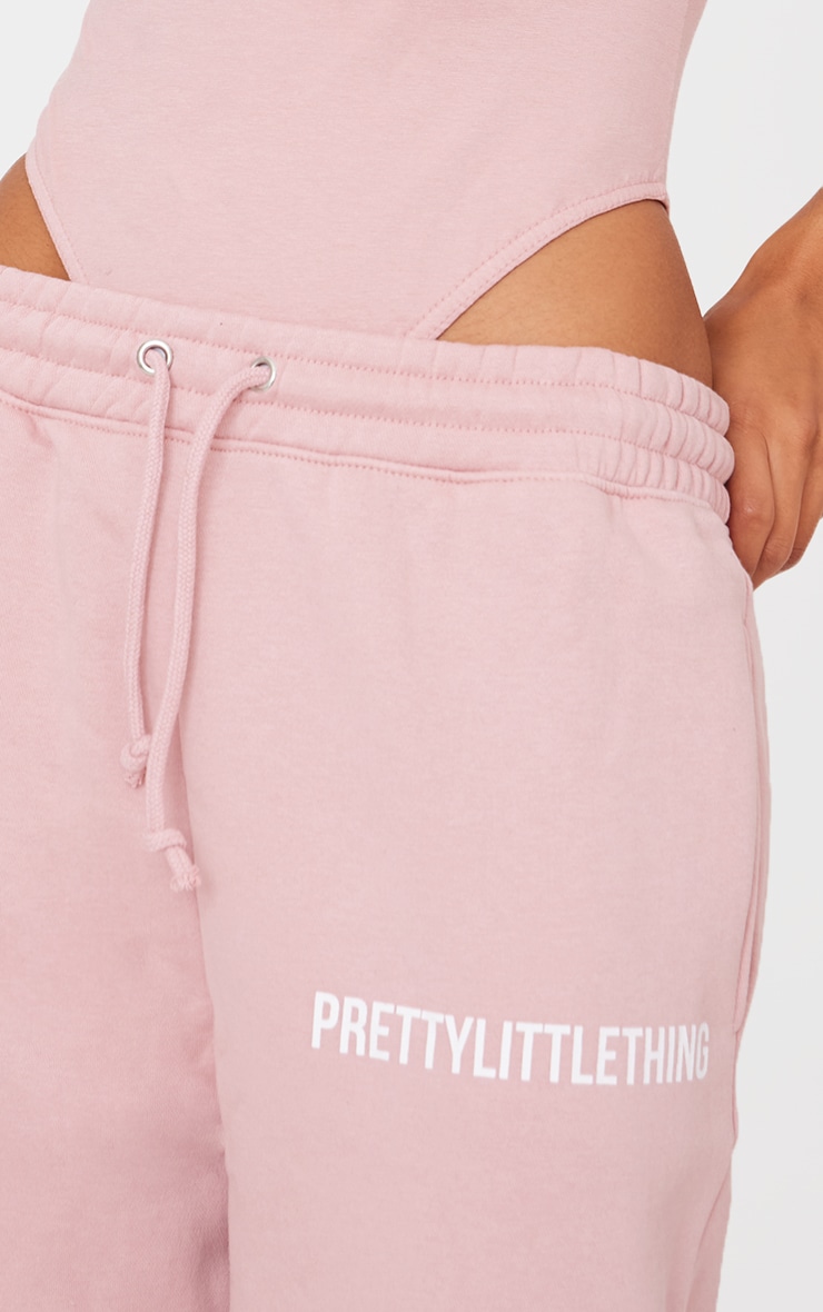 PRETTYLITTLETHING Light Pink High Waist Cuffed Sweatpants