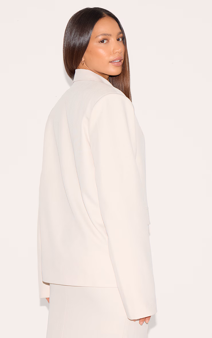 Tall Almond Oversized Blazer