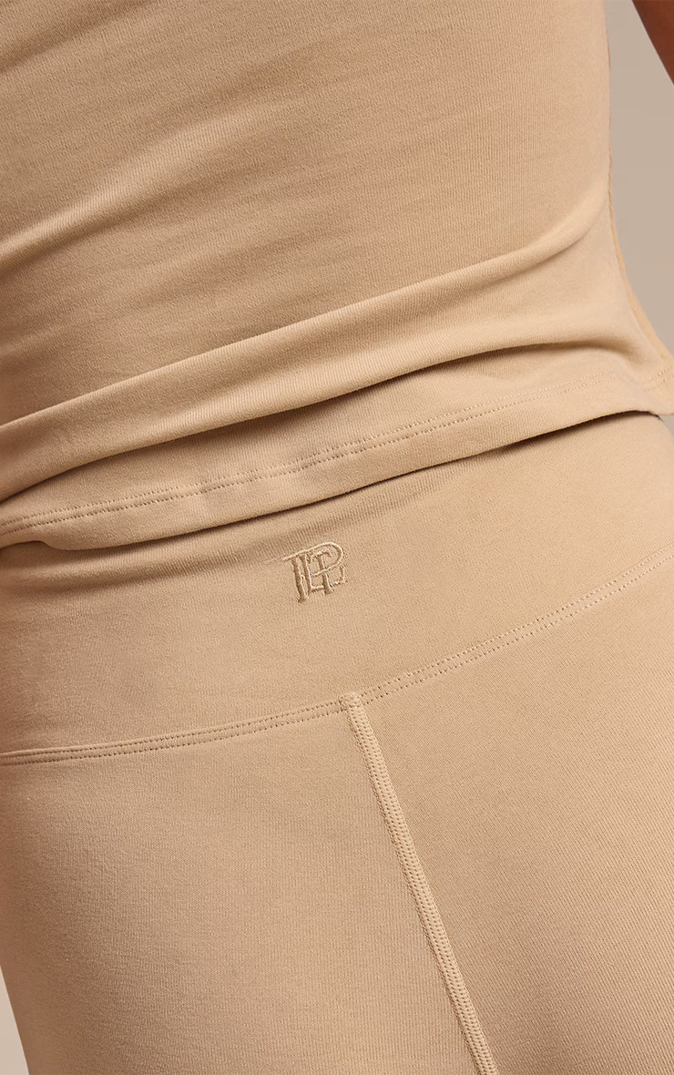 Beige Soft Cotton Hot Pant