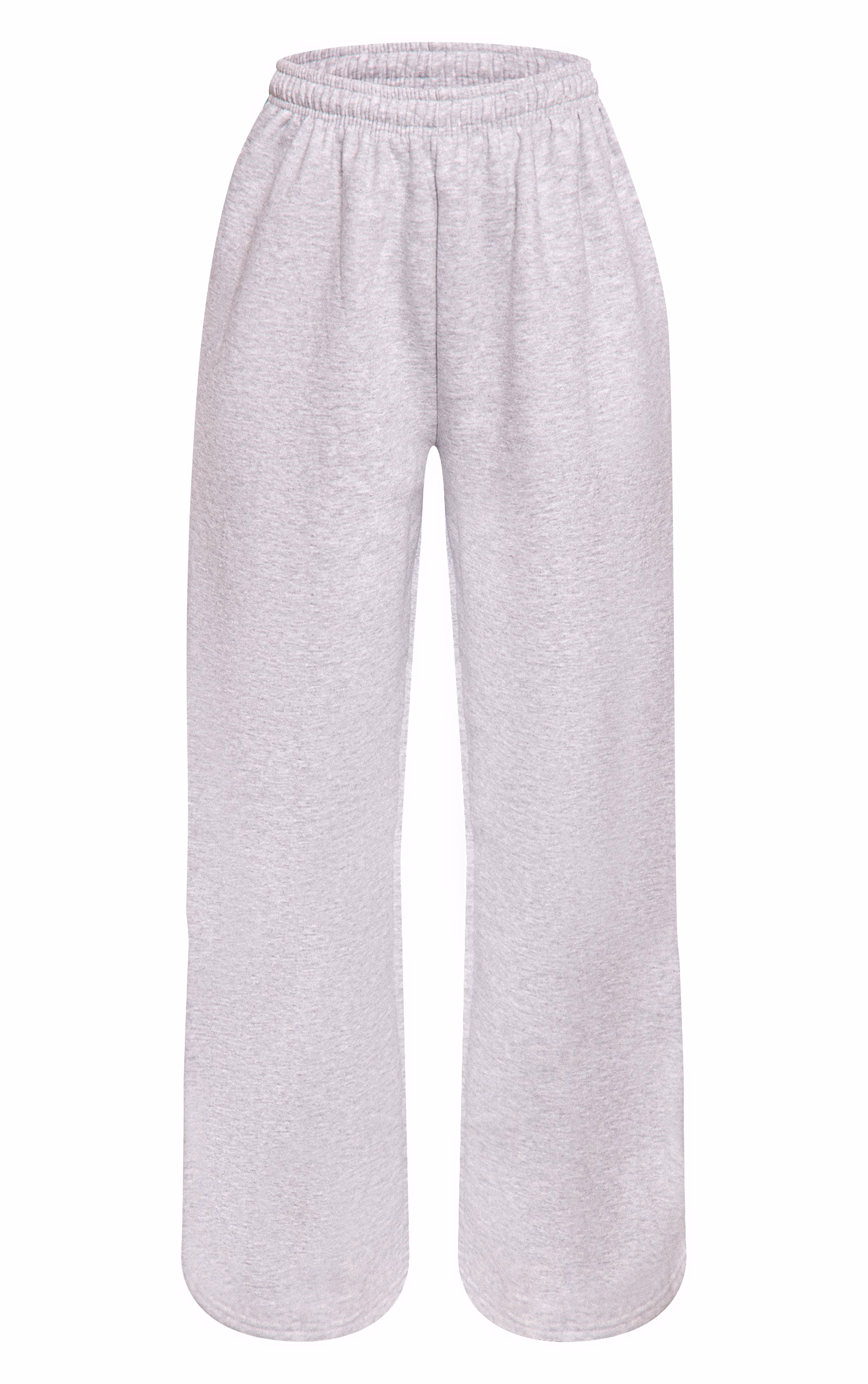 Petite Ash Grey Super Wide Leg Sweatpants