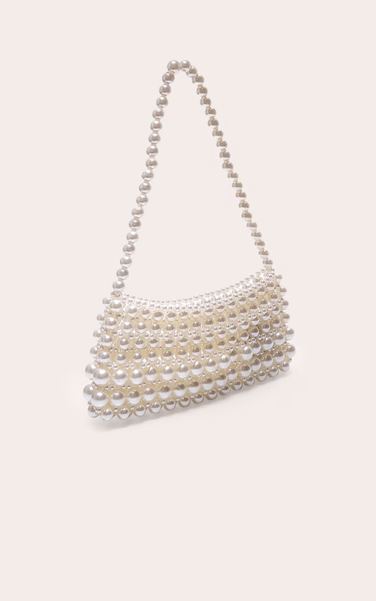 White Pearl Shoulder Bag