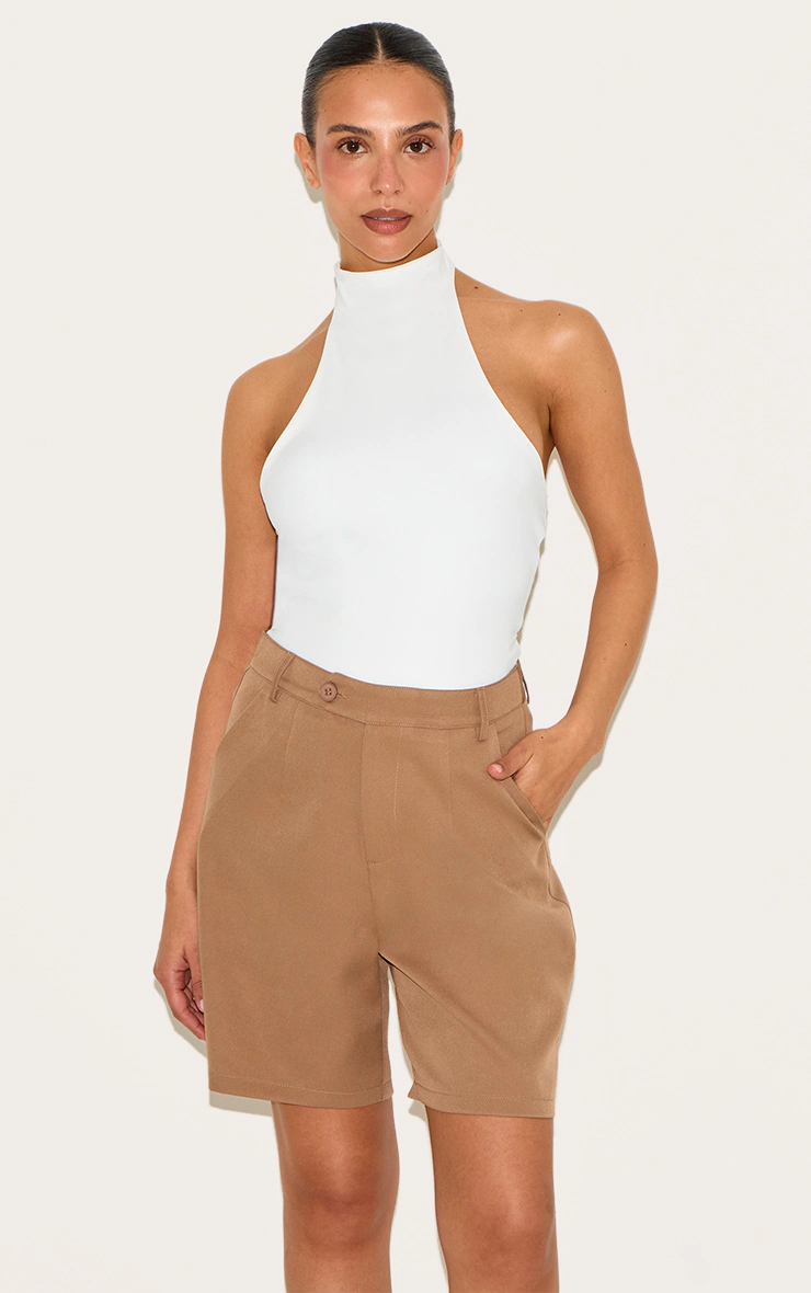 Petite Taupe Tailored Jorts