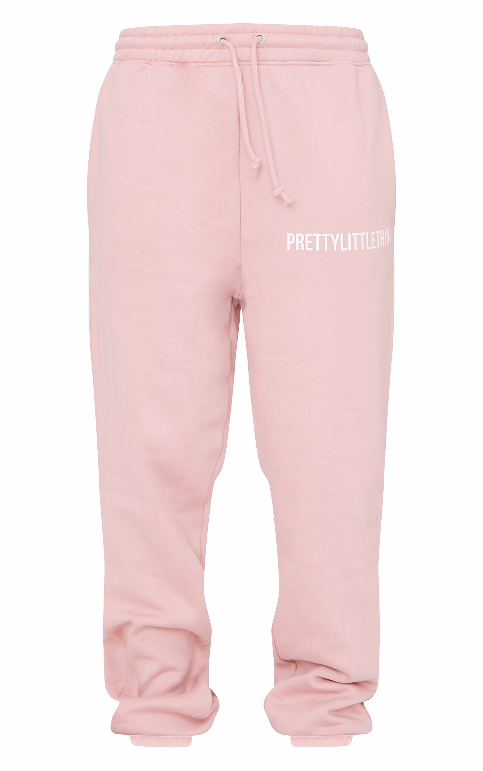 PRETTYLITTLETHING Light Pink High Waist Cuffed Sweatpants