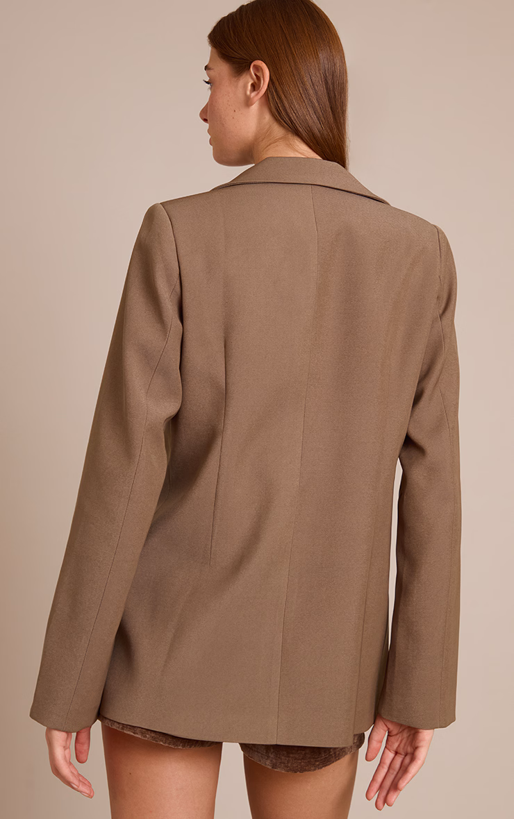 Mushroom Oversized Longline Blazer