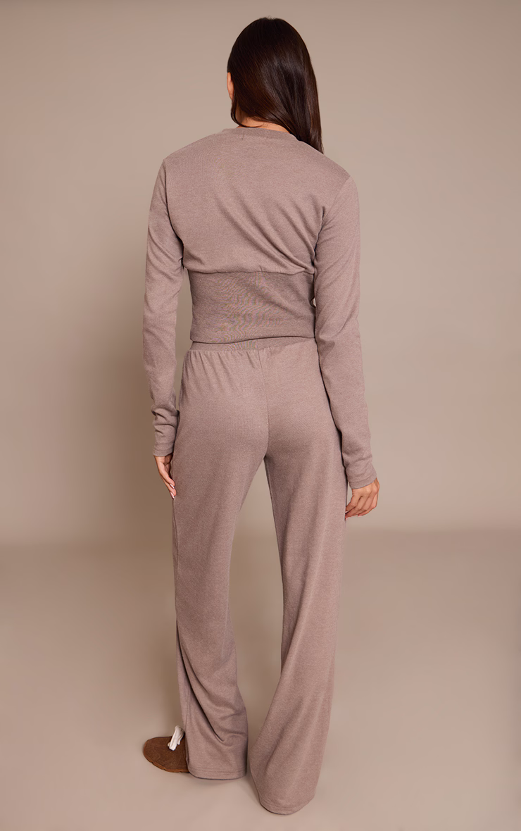 Mushroom Super Soft Wide Leg Pants