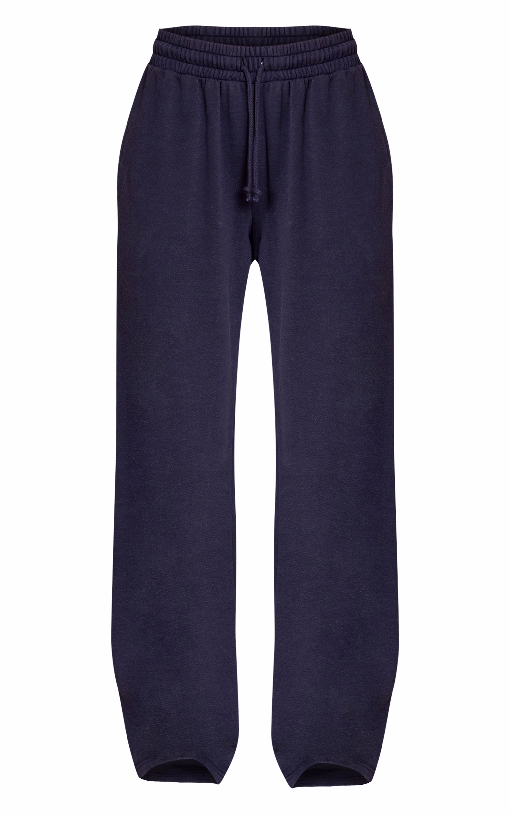 Navy Acid Wash Drawcord Cuff Sweatpant