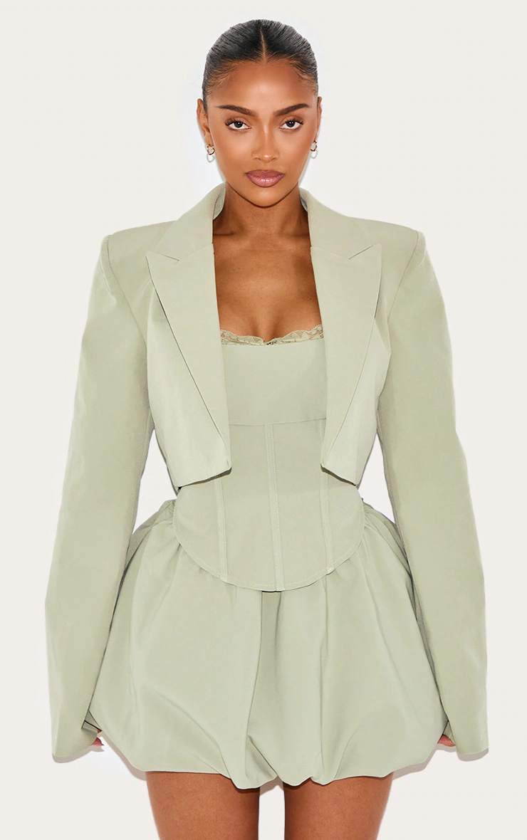 Shape Sage Tailored Cropped Blazer
