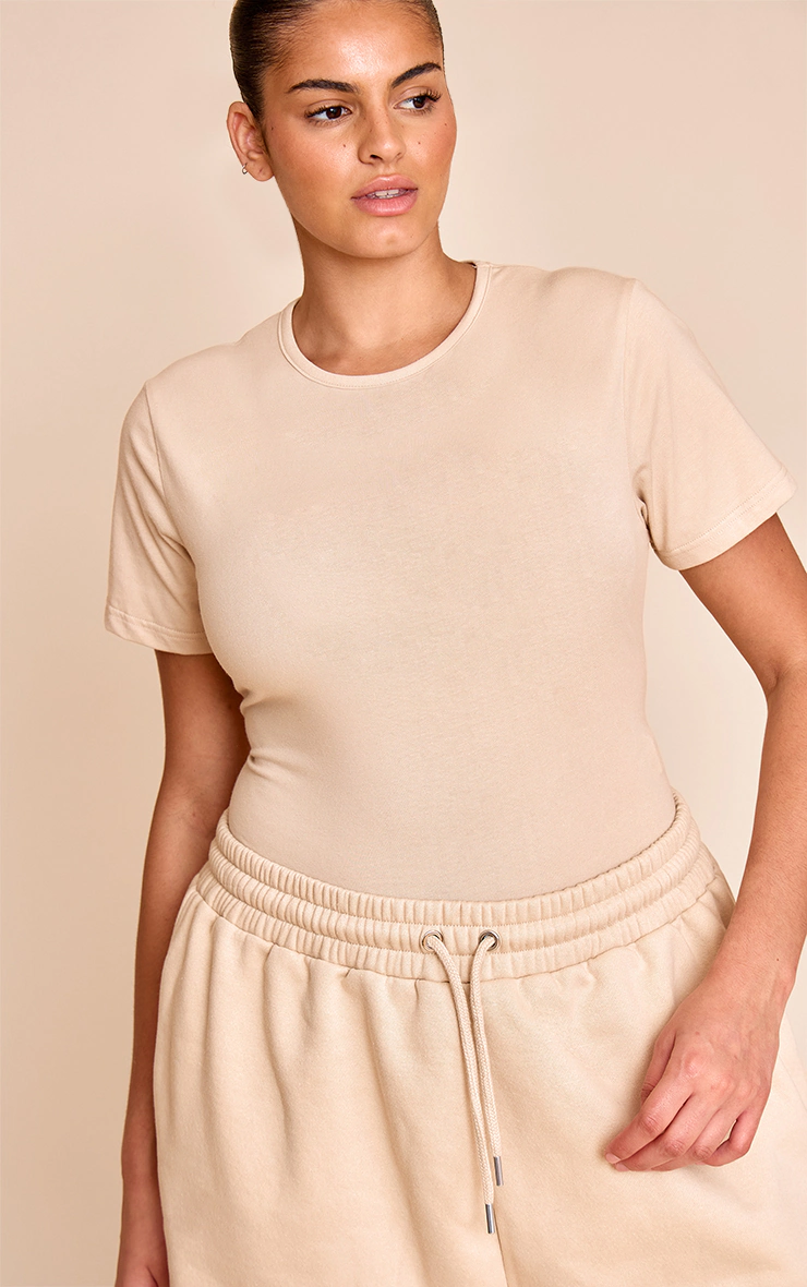 Plus Stone Cap Sleeve Bodysuit