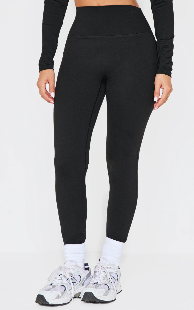 Petite Black Sculpt High Waist Gym Leggings